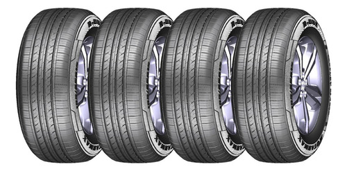 Set X 4 Neumáticos 195/65r15 91v R-one Rotarmax H/t Tl Blk C