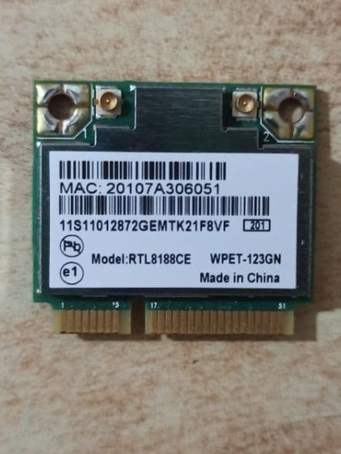 Tarjeta Wifi Realtek Modelo Rtl8188ce