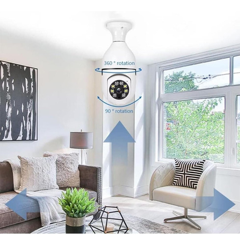 Camara Wifi 360 Full Hd Vision Nocturna Tipo Socket