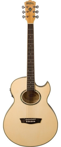 Guitarra Electroacústica Washburn Festival EA20 para diestros natural engineered wood brillante