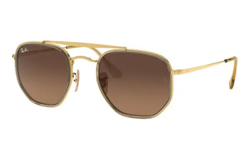 comprar Óculos De Sol Ray-ban Dourado Rb3648m Masculino Marshal Ii