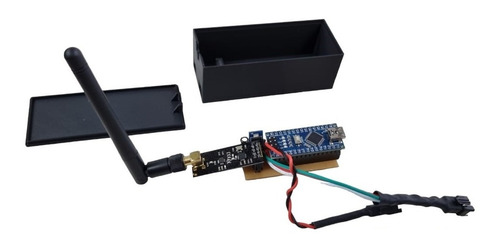 Gabinete Arduino Nano Y Modelo Wifi Antena. 3 Conectores