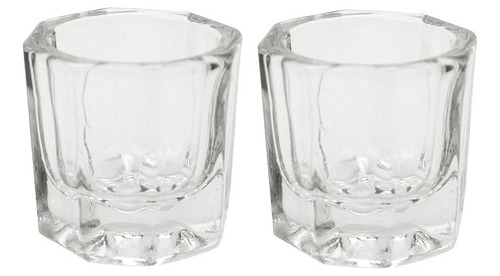 Paquete De 2 Vasos Para Arte De Uñas Líquido Acrílico, Monóm