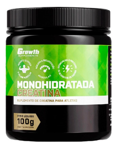 Creatina Growth Monohidratada Cratina 100%pura 100g