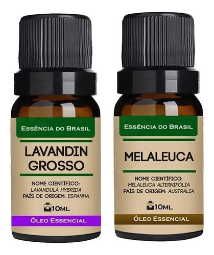 Kit 2 Óleos Essenciais 10ml - Lavandim + Melaleuca