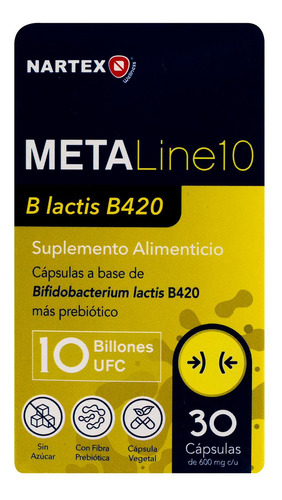 Meta Line10 Probióticos 30 Cáps. Nartex
