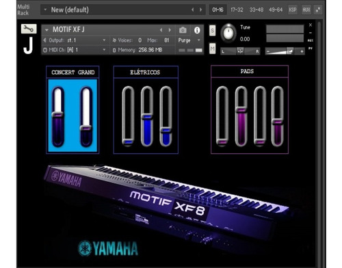 Yamaha Motif Xf8 Para Kontakt