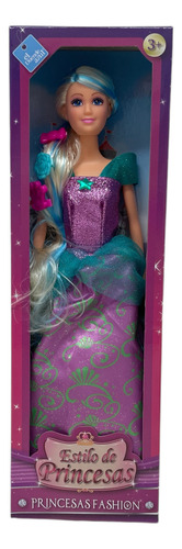 Muñeca Princesa Fashion El Duende Azul 30 Cm