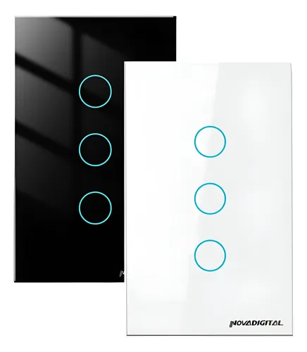 Interruptor Inteligente Wi-fi Nova Digital 3 Botões Original