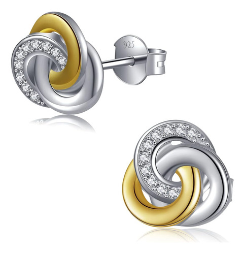 Chic Bijoux Pendientes Circulares Para Mujer ' Con Zirconia 