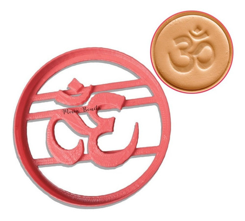 Yoga X2 Simbolos Moldes Cortante Galleta Cookie Om Namaste