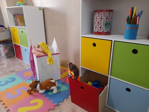 Imagen 7 de 7 de Organizador De Juguetes Funcional Con 4 Cajones De Apoyo