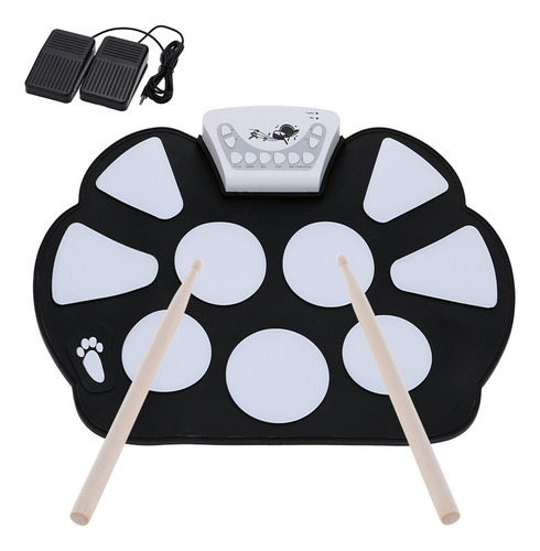 Portátil Electrónica Roll Up Kit De Almohadilla De Silicona