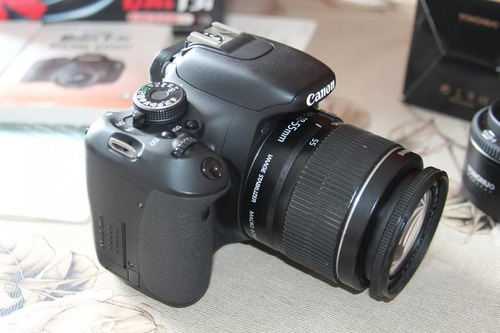 Canon T3i (600d) + Lente 18-55 + Bolsa