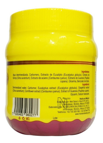 Imagen 5 de 8 de Gel Chupa Panza (jengibre Y Barmintol 240gr) Original
