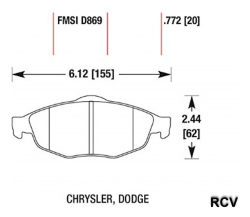 Balatas Disco  Delantera Para Dodge Stratus   2006