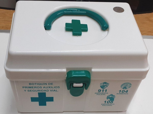 Imagen 4 de 8 de Caja Botiquín Valija Práctico Primeros Auxilios Y Curaciones