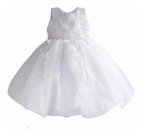 Vestido Infantil Renda Strass Dama Honra Florista Festa