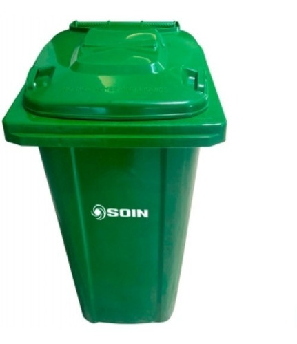 Contenedor De Basura Plastico Verde 200 Lts./ Eiproltda.