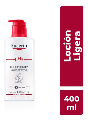 Eucerin pH5 Loción Hidratante piel seca y sensible 400ml