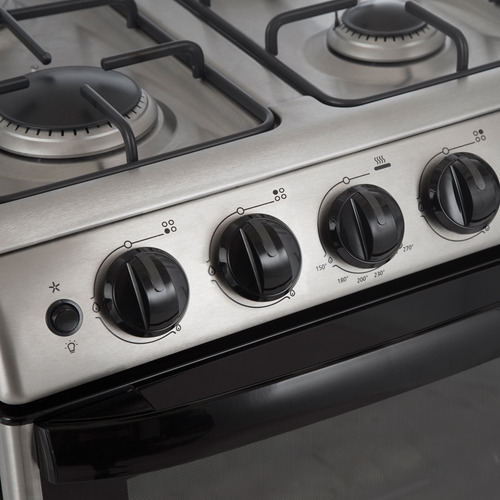 Cocina A Gas 55 Cm Inoxidable Patrick Cp9656i