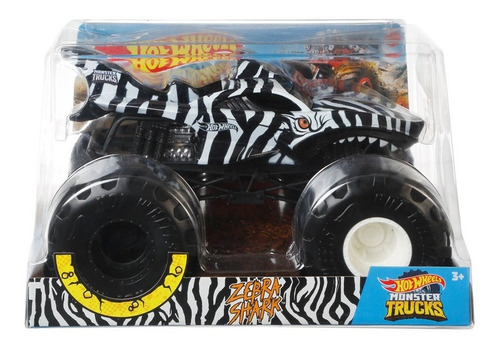 Hot Wheels Monster Truck - Zebra Shark Gjg78 - Mattel