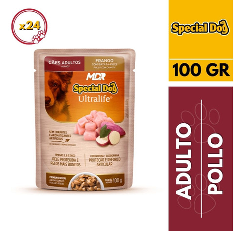 Special Dog Sachet Adulto Pollo 100gr X24 Und | Mdr