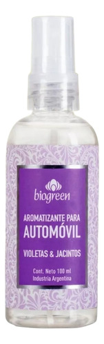 Aromatizante Para Automóvil Biogreen Violetas Y Jacintos 