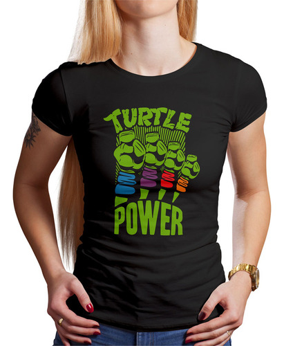 Polo Dama Turtle Power (d0820 Boleto.store)