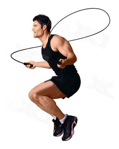 Kit Banda Elastica Tela Circular + Soga De Saltar Fitness