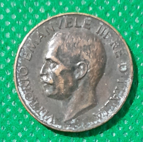 Moneda De 5 Centimos Republica De Italia, Año 1919