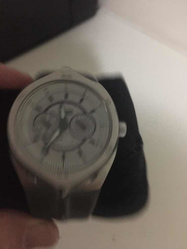 Relógio Chilli Bens Cinza Pulseira De Couro