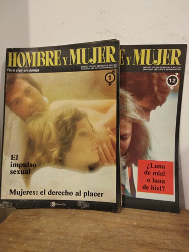 Revista Hombre Y Mujer Para Vivir En Pareja 1-12, Año 1972