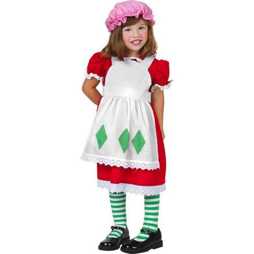 Disfraz Para Niña Fresita Talla 2t Halloween