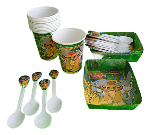 Kit Decoracion Infantil Guardia Leon 12niños Leer Descripci