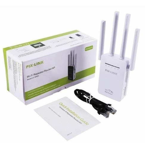 Repetidor Amplificador De Señal Wifi 4 Antenas Pix Link