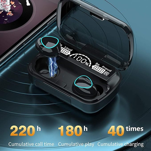 Auriculares M10 Pro Hifi Bluetooth 5.3 Power Box Mejor Q F9