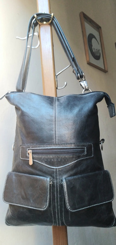 Cartera Morral Rusconi Negra Plegable 