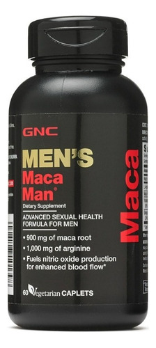 Maca Man® De Gnc Para Hombre - 60 Cápsulas Vegetarianas