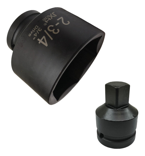 Jxhong 3/4  Drive 2-3/4  (70mm) Socket De Impacto, 6 Puntos,