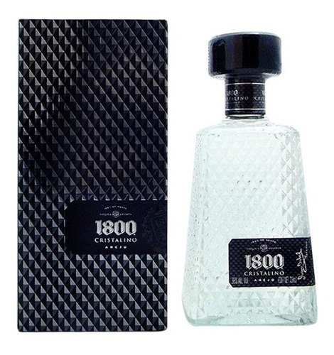 1800 Tequila Cristalino Añejo Botella 700ml - $ 639.