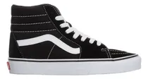 Comprar Tenis Vans Dama Color Negro Tipo Botín Para Mujer Ajustable Con Cintas Suela Blanca Estilo Urbano