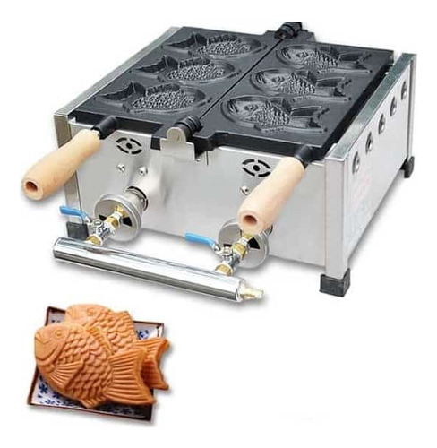 Maquina De Taiyaki De Boca Abierta A Gas