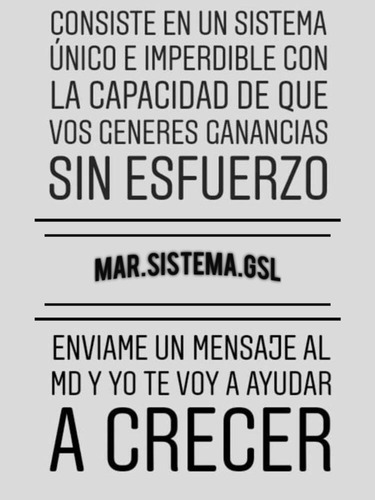 Sistema Gsl Ganando Sin Limites