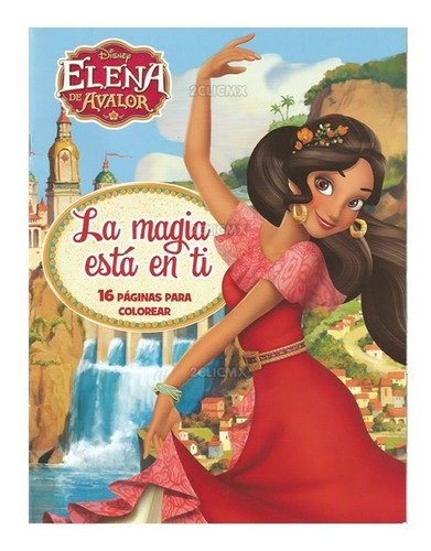 Libro Colorear Elena Avalor 16 Pg Recuerdos Fiesta Infantil