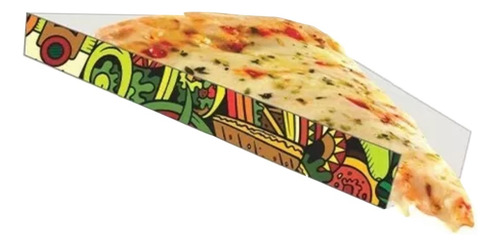 Caixinha Embalagem Para Fatia De Pizza 2000un - Colorido