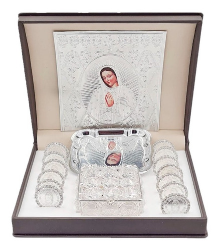 Arras Matrimoniales Virgen De Guad Baño Plata Y Zirconia