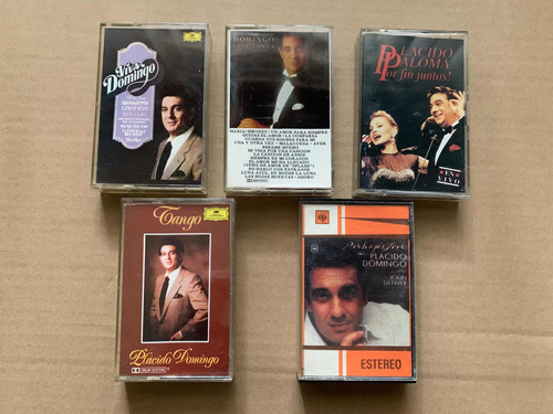Plácido Domingo Lote De 4 Cassettes