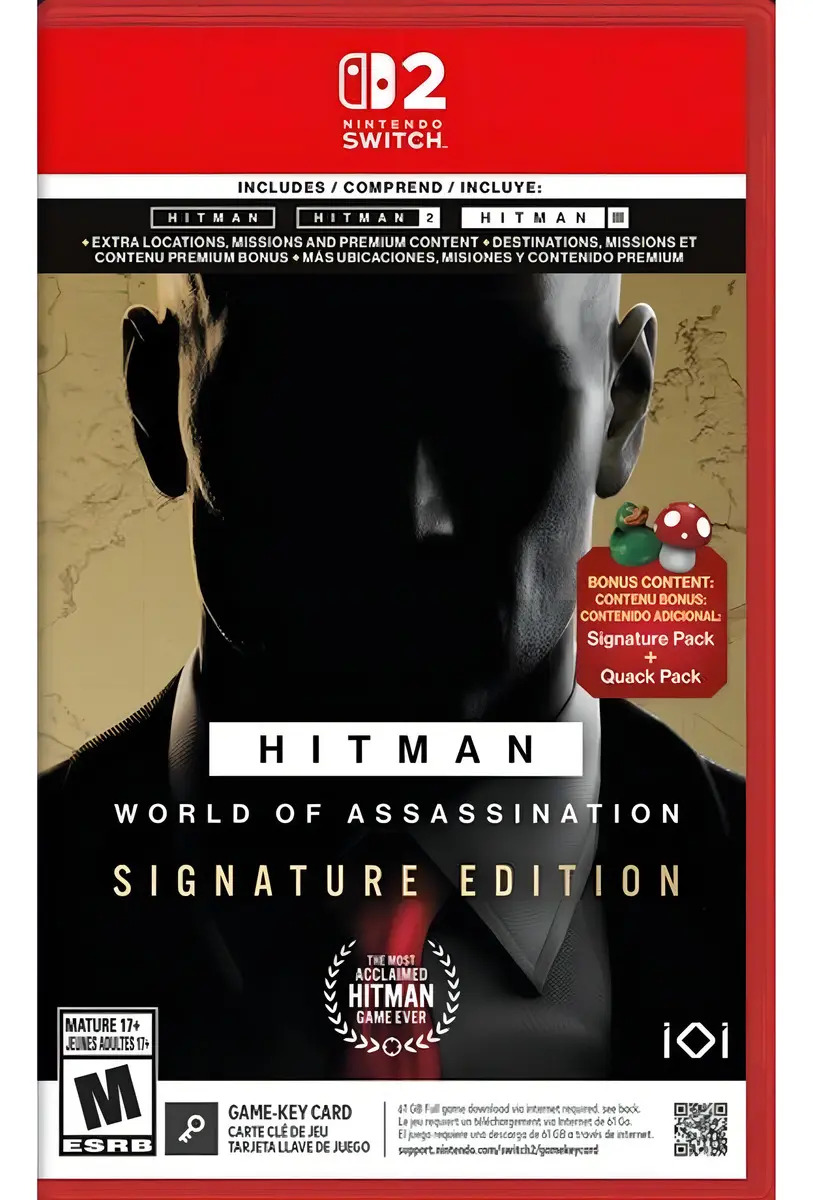 Hitman World Of Assassination Signature Ed Nintendo Switch 2