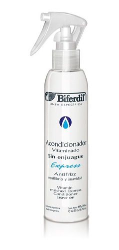 Spray Acondicionador Biferdil Vitaminado X 200 Ml